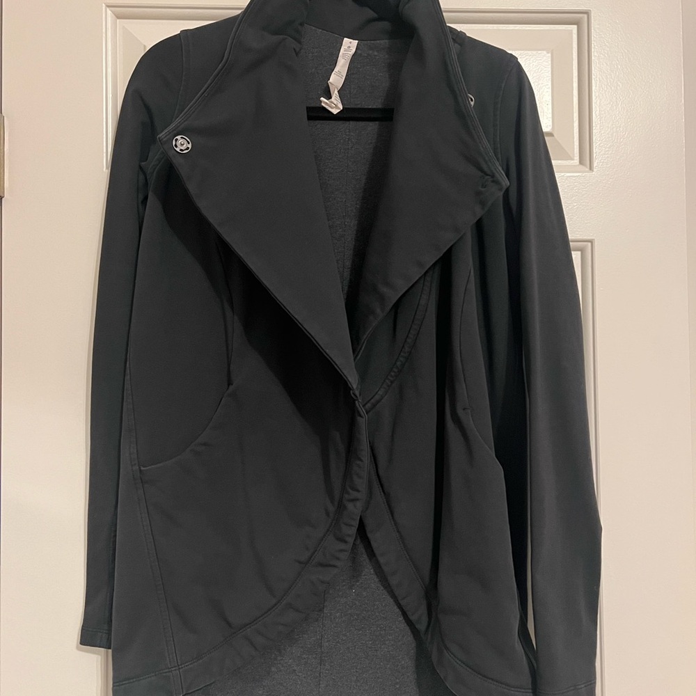 Lululemon Athletica Black wrap sweater